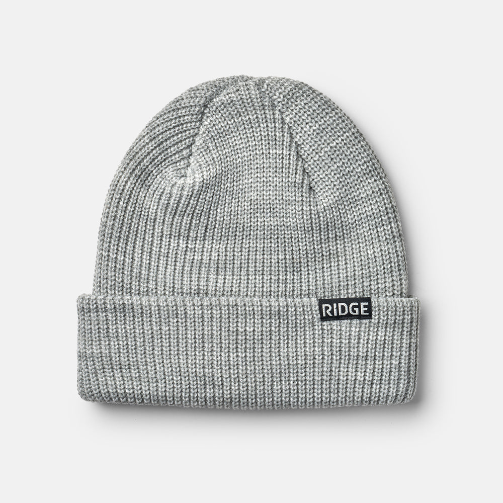Ridge Classic Cuffed Beanie - Gunmetal