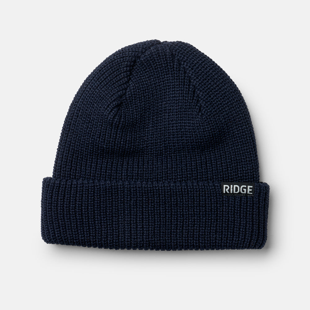 Ridge Classic Cuffed Beanie - Alpine Navy