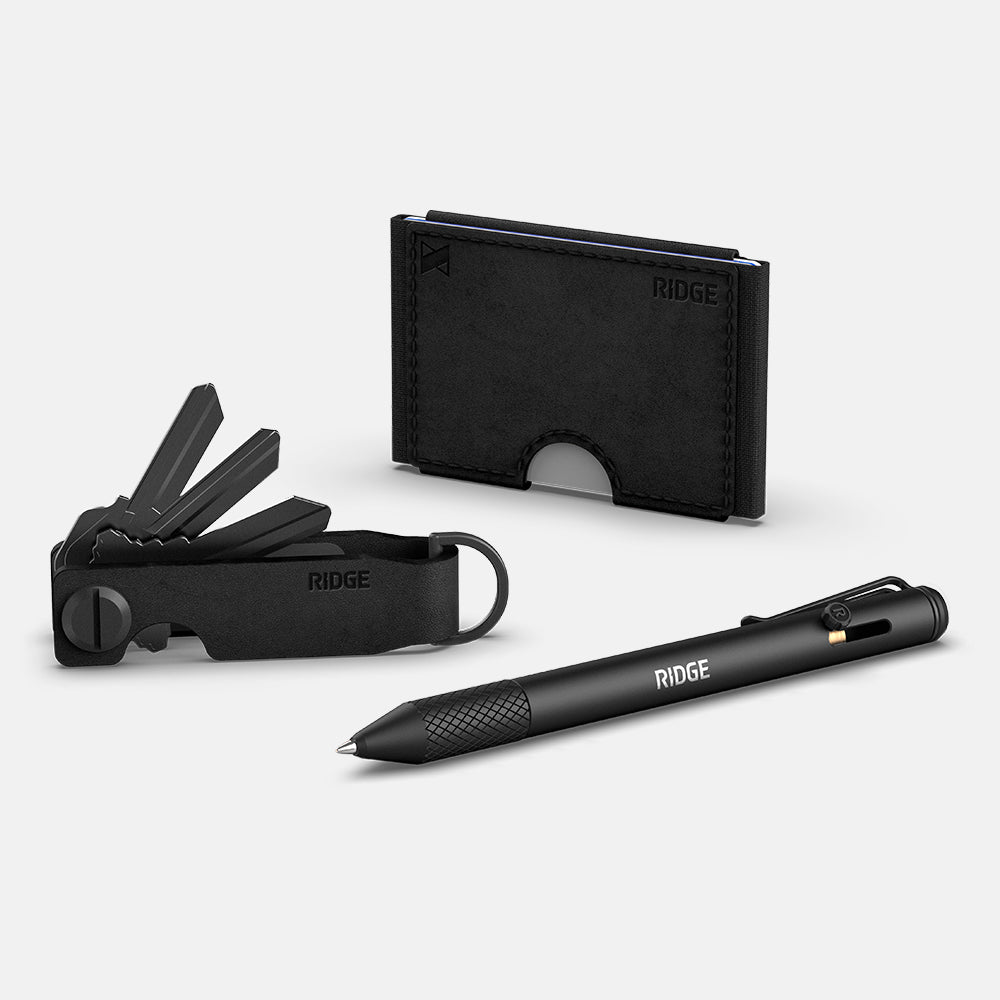 Daily Writer Kit - Biflex - MKBHD - Midnight Black Leather