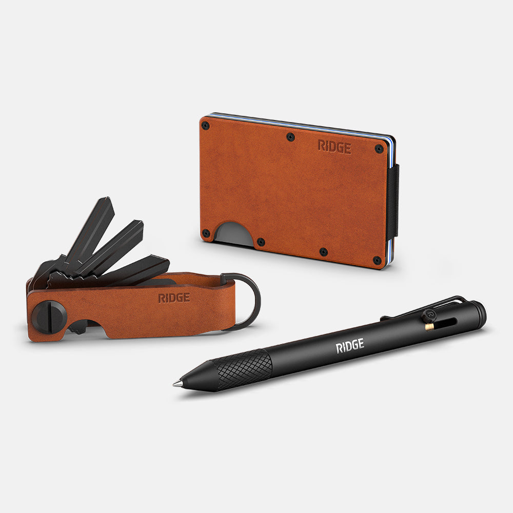 Daily Writer Kit - Tobacco Brown Leather