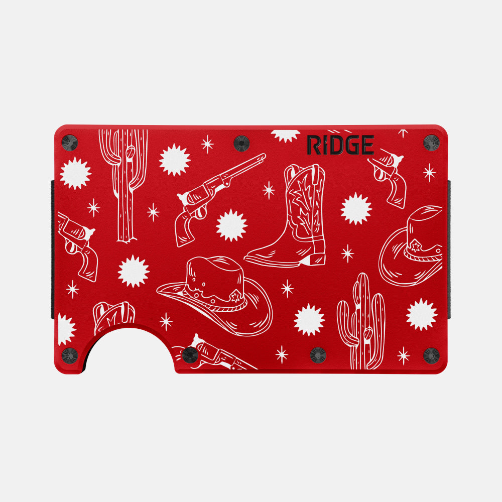 Ridge Wallet - Rodeo Red - Outlaw