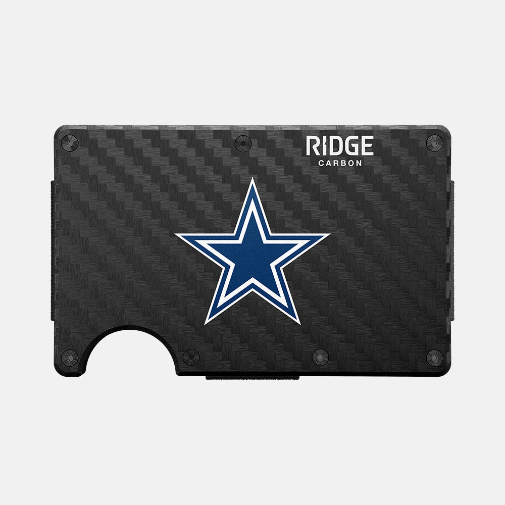 Ridge Wallet - Dallas Cowboys - Carbon Fiber 3k
