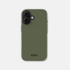 Ridge Phone Case - Matte Olive - iPhone 16